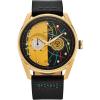 image:imageCitizen Mens EcoDrive Star Wars C3PO Watch Black Leather Strap Yellow Dial DayDate Model BU402605W