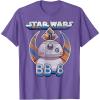 image:imageStar Wars BB8 Episode 7 Rebel Logo With Stripes TShirtPurple Heather