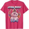 image:imageStar Wars BB8 Episode 7 Rebel Logo With Stripes TShirtRed Heather