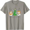 image:imageStar Wars Christmas Ewokin Around The Christmas Tree TShirtSlate Grey