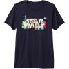 image:imageStar Wars Christmas Logo Holiday Celebration Premium Triblend TShirtNavy Blue