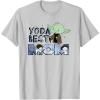 image:imageStar Wars Classic Yoda Mothers Day Best Mom TShirtSilver Grey