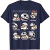 image:imageStar Wars Expressions of BB8 TShirtNavy Blue