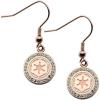 image:imageStar Wars Jewelry Imperial Symbol Rose GoldPlated with Cubic Zirconia Dangle Earrings SALES1SWMD