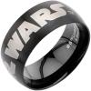 image:imageStar Wars Jewelry Mens Black Star Wars Logo Stainless Steel Ring