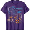 image:imageStar Wars Last Jedi R2D2 BB8 Droid Schematic TShirt TShirtPurple