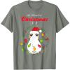 image:imageStar Wars Porg All I Want Christmas Holiday Graphic TShirt TShirtOlive Heather