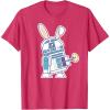 image:imageStar Wars R2D2 Droid Cute Pastel Easter Bunny Costume amp Egg TShirtRed Heather