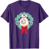 image:imageStar Wars The Force Awakens Christmas Crown BB8 Chest Logo TShirtPurple