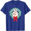 image:imageStar Wars The Force Awakens Christmas Crown BB8 Chest Logo TShirtRoyal Blue