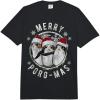image:imageStar Wars The Last Jedi Christmas Merry PorgMas Holiday Comfort Colors Adult Heavyweight TshirtBlack
