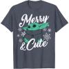 image:imageStar Wars The Mandalorian Christmas The Child Merry amp Cute TShirtHeather Blue