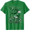 image:imageStar Wars The Mandalorian Christmas The Child Presents TShirtKelly Green