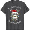 image:imageStar Wars Trooper Tangled Naughty Side Christmas TShirt TShirtDark Heather Grey