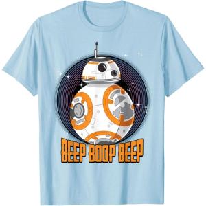 image:imageStar Wars BB8 Beep Quote Circle Design Graphic TShirt TShirtBaby Blue