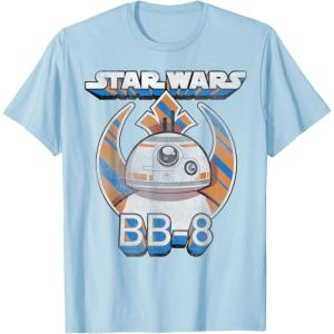 image:imageStar Wars BB8 Episode 7 Rebel Logo With Stripes TShirtBaby Blue
