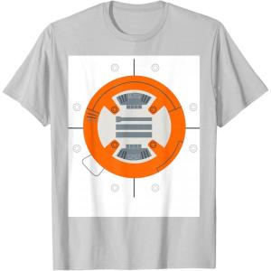 image:imageStar Wars BB8 Halloween Costume TShirtSilver Grey