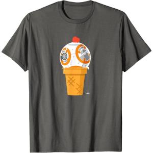 image:imageStar Wars BB8 Ice Cream TShirtAsphalt Grey