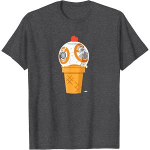 image:imageStar Wars BB8 Ice Cream TShirtDark Heather Grey