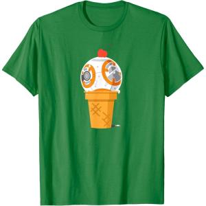 image:imageStar Wars BB8 Ice Cream TShirtKelly Green