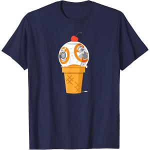 image:imageStar Wars BB8 Ice Cream TShirtNavy Blue