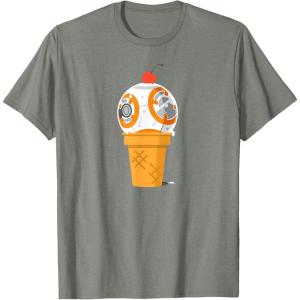 image:imageStar Wars BB8 Ice Cream TShirtOlive Heather