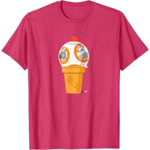 image:imageStar Wars BB8 Ice Cream TShirtRed Heather