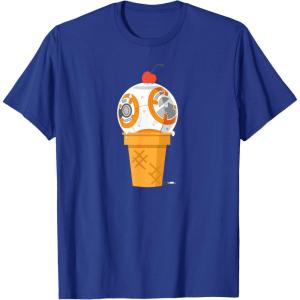 image:imageStar Wars BB8 Ice Cream TShirtRoyal Blue