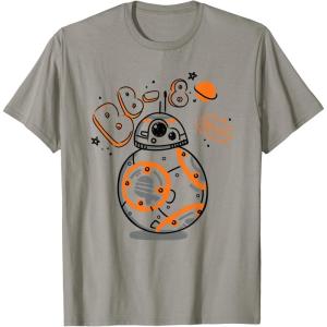 image:imageStar Wars BB8 One of a Kind Droid Doodle TShirt TShirtSlate Grey