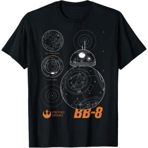 image:imageStar Wars BB8 Outlined Schematic TShirtBlack