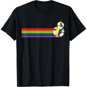 image:imageStar Wars BB8 Rainbow TShirtBlack