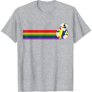 image:imageStar Wars BB8 Rainbow TShirtHeather Grey