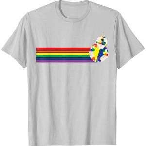 image:imageStar Wars BB8 Rainbow TShirtSilver Grey