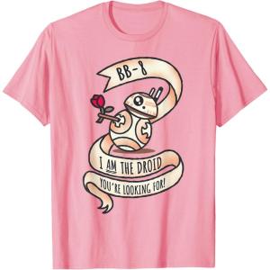 image:imageStar Wars BB8 Tattoo Style Valentines Day TShirtPink