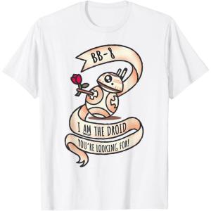 image:imageStar Wars BB8 Tattoo Style Valentines Day TShirtWhite