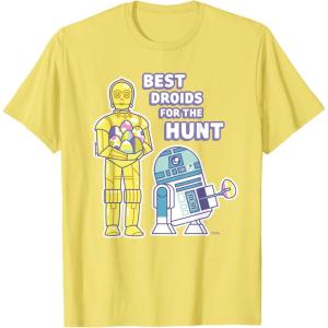 image:imageStar Wars Best Droids For the Hunt Easter TShirtLemon Yellow