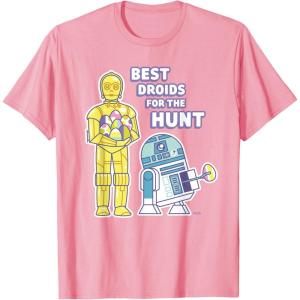 image:imageStar Wars Best Droids For the Hunt Easter TShirtPink