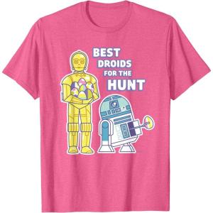 image:imageStar Wars Best Droids For the Hunt Easter TShirtPink Heather