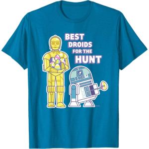image:imageStar Wars Best Droids For the Hunt Easter TShirtSapphire Blue