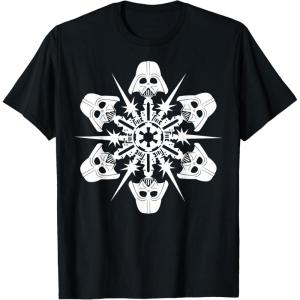 image:imageStar Wars Darth Vader Christmas Snowflake Graphic TShirt TShirtBlack