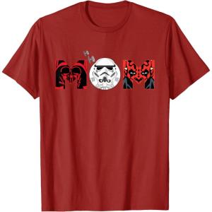 image:imageStar Wars Darth Vader Darth Maul Mom Mothers Day Birthday TShirtCranberry Red