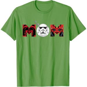image:imageStar Wars Darth Vader Darth Maul Mom Mothers Day Birthday TShirtGrass Green