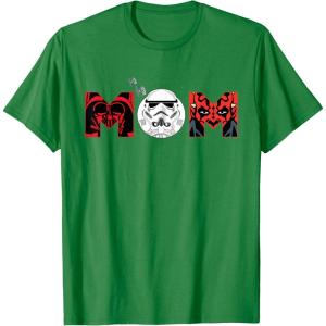 image:imageStar Wars Darth Vader Darth Maul Mom Mothers Day Birthday TShirtKelly Green