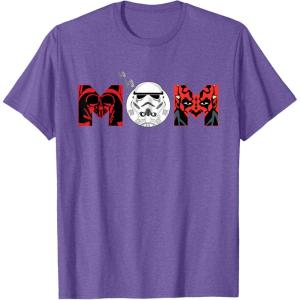 image:imageStar Wars Darth Vader Darth Maul Mom Mothers Day Birthday TShirtPurple Heather
