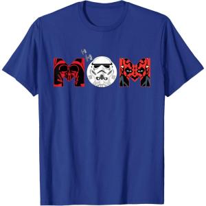 image:imageStar Wars Darth Vader Darth Maul Mom Mothers Day Birthday TShirtRoyal Blue