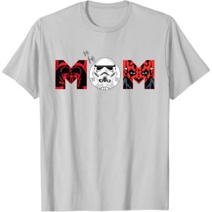 image:imageStar Wars Darth Vader Darth Maul Mom Mothers Day Birthday TShirtSilver Grey