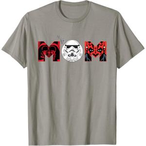 image:imageStar Wars Darth Vader Darth Maul Mom Mothers Day Birthday TShirtSlate Grey