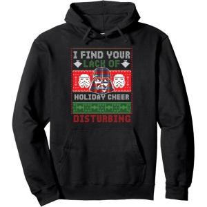 image:imageStar Wars Darth Vader Ugly Christmas Sweater Pullover HoodieBlack