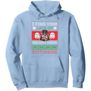 image:imageStar Wars Darth Vader Ugly Christmas Sweater Pullover HoodieDusty Blue