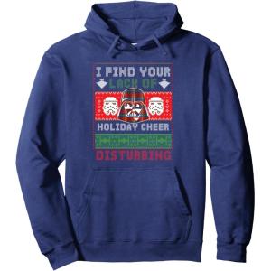 image:imageStar Wars Darth Vader Ugly Christmas Sweater Pullover HoodieNavy Blue